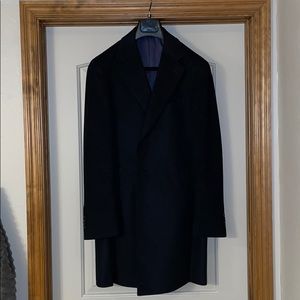 Suitsupply Vicenza Overcoat - Navy Blue